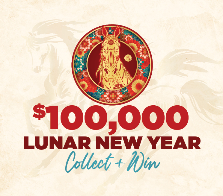 $100,000 Lunar New Year Collect + Win Promotion Image